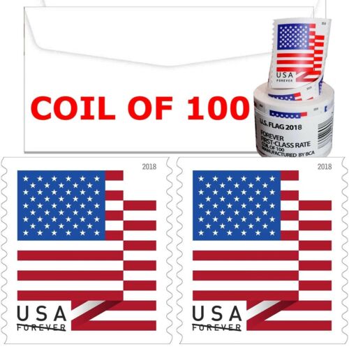 2018 Usps Forever Stamps 100 Totaling Count Verified Authentic￼ Forever Stamps.