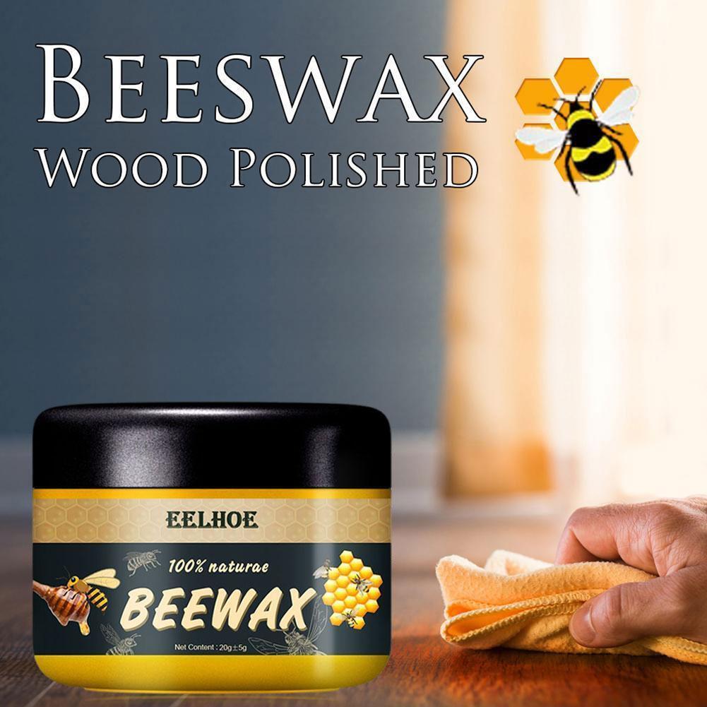 20/40/80g Beeswax Wood Seasoning Beewax Furniture Polishing Household T2o4