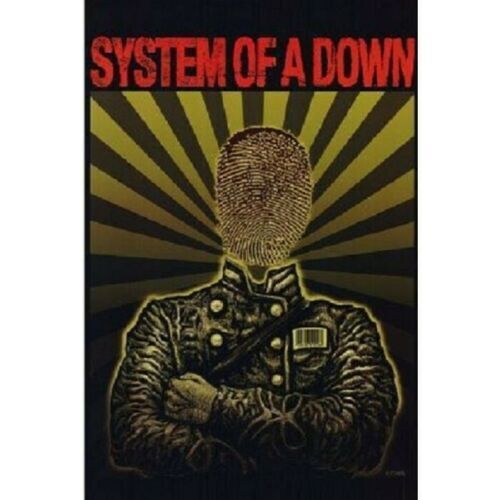 2004 System Of A Down Soldier Fingerprint Poster Funky #8193 New 24x36 Free Ship
