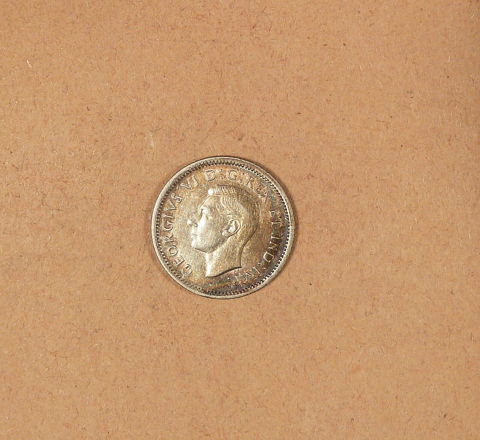 1937 Canadian 10 Cent, Grades Xf, Lightly Cleaned