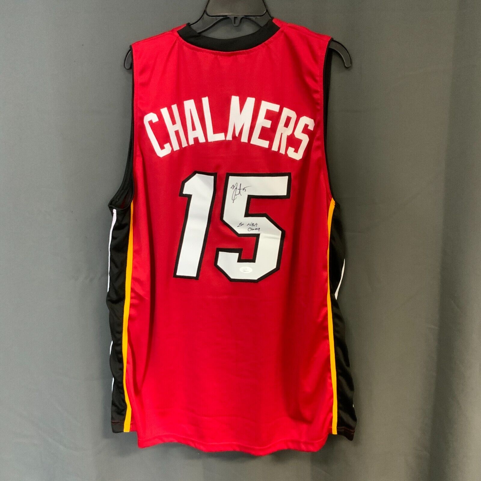 Mario Chalmers Signed Miami Heat Jersey Auto Autographed Jsa Coa Sz Xl