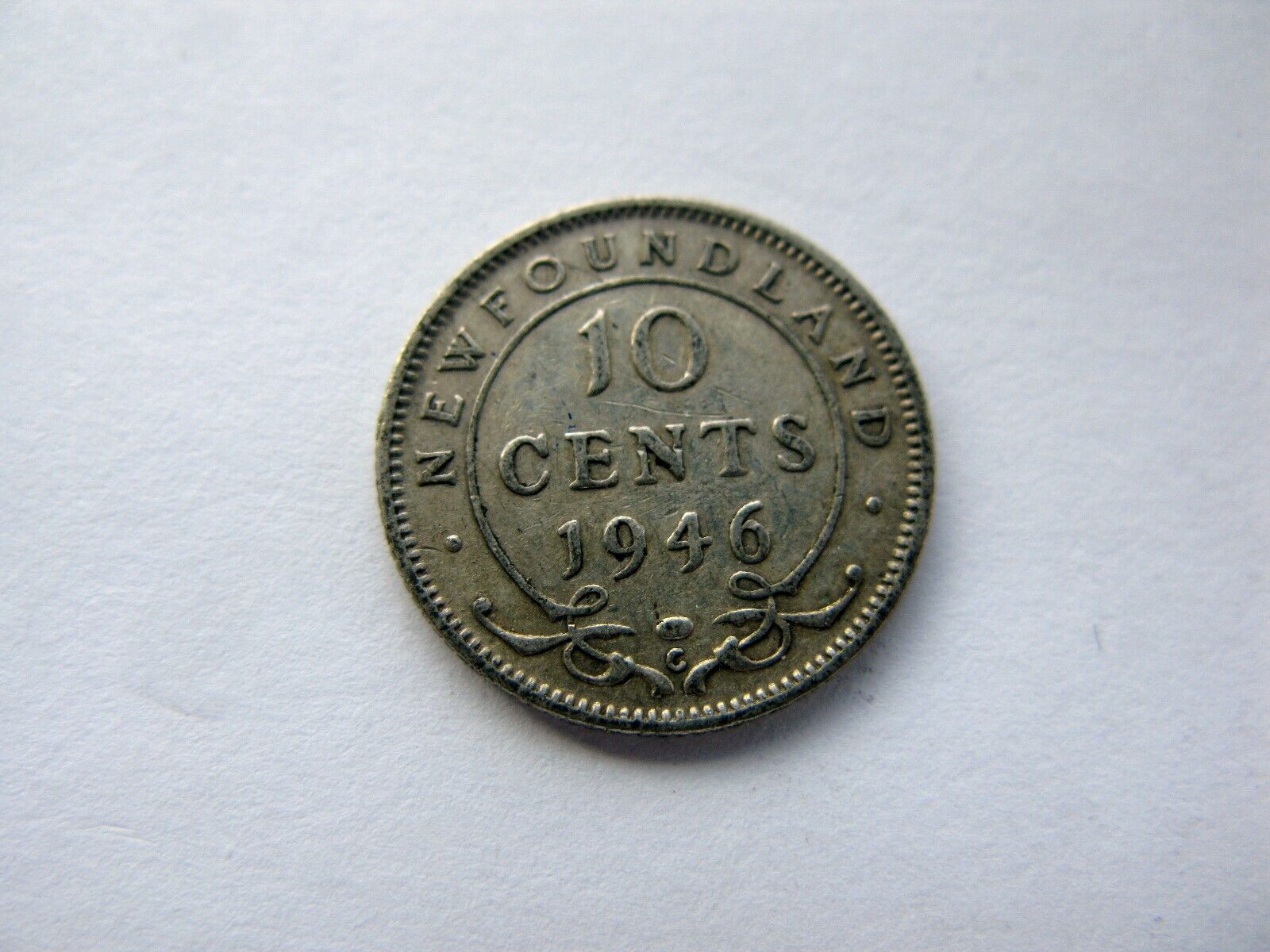 1946 Newfoundland 10 Cent - Nice - Mintage 38,400