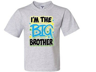 I'm The Big Brother Neon Kids T-shirt Jerzees Brand Size 6 Months To 18-20=xl