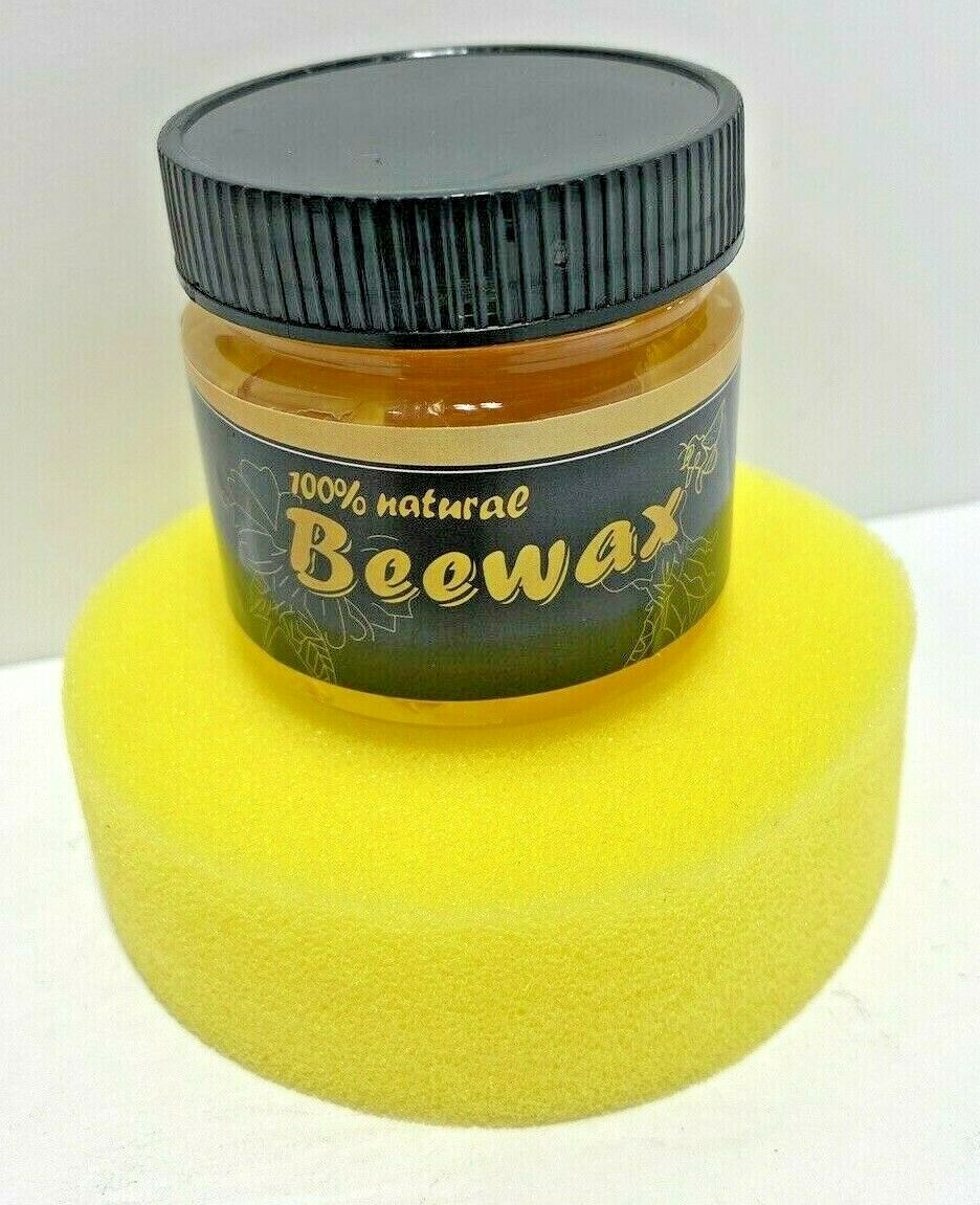 2 Pk100% Natural Wood Seasoning Beewax Complete Solution Furniture Care Beeswax