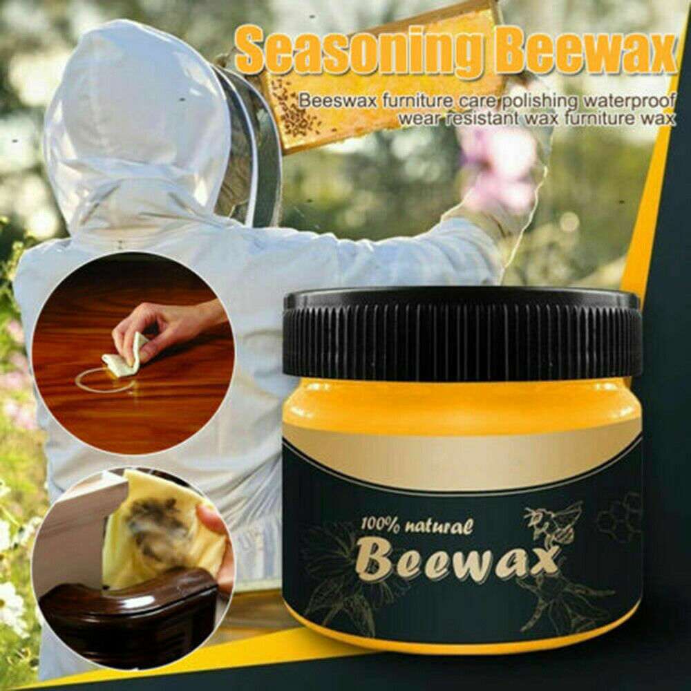 100% Natural Pure Wood Seasoning Beewax Complete Solution Furniture Care Beeswax
