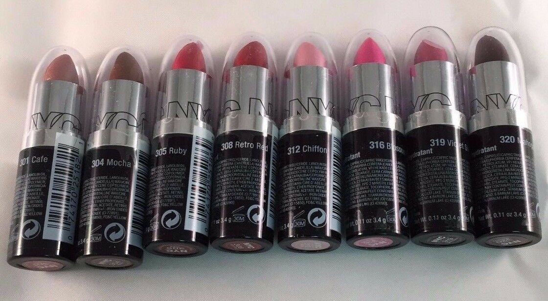New York Color Ultra Moist Lip Wear Lipstick *you Choose Shade~combined Shipping
