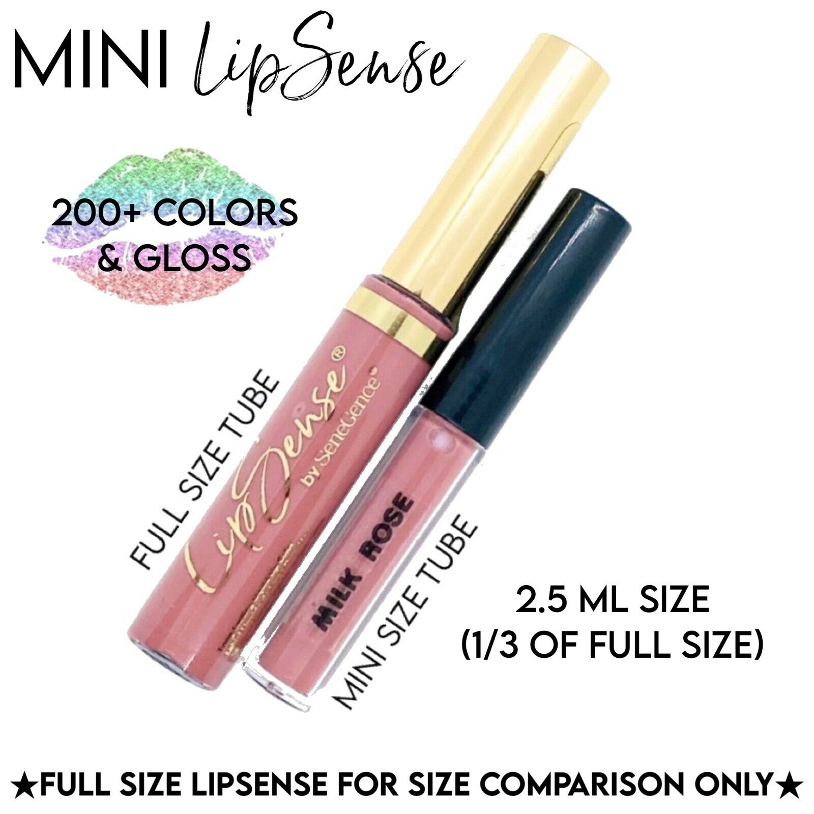 Lipsense 2.5ml Larger Mini / Travel Size Authentic Lip Colors & Gloss 15% Off 4+